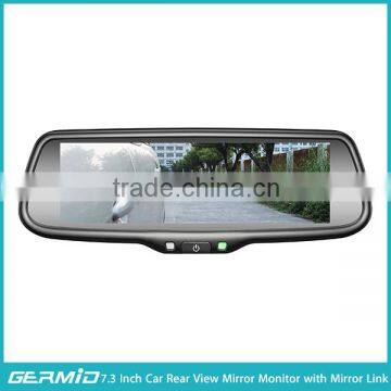 Android Rear view mirror with Mirrorlink Airplay Miracast DLNA special for android iphone samsung gps navigation