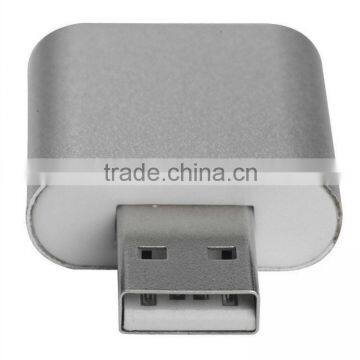 New Arrival! Mini Portable Aluminum USB External Stereo Sound Adapter for Windows and Mac. Plug and Play No Drivers Needed photo-2