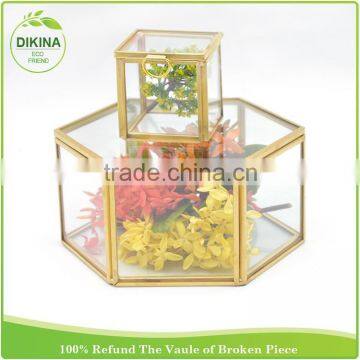 Girls Shadow Wall Display Shelf, honeycomb hexagon jewelry packaging , Toy Storage , acrylic glass custom ring box