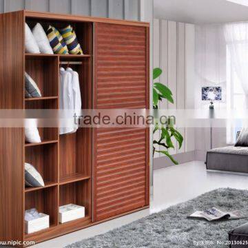 open wooden wardrobe design