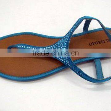 Uniseason Wearproof Non Slip Woman Summer Flat Feet Custom Sandals photo-2