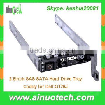 Brand New 2.5'' SAS SATA HDD Caddy G176J For Dell PowerEdge R900 R610 MD1220 M910 M610X MD3220I Hard Drive Tray