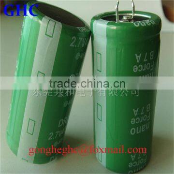 capacitance 400f 2.7v for car audio capacitor