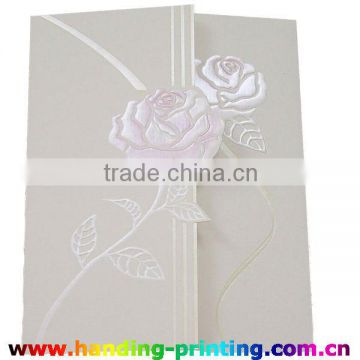 2015 supply high quality wedding invitation card printing service