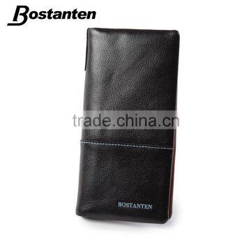 wholesale fashion men wallet money clip leather long purse