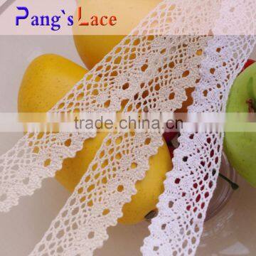 2016 African Guipure Cotton Ribbon Trim Crochet Accessories Lace 250201