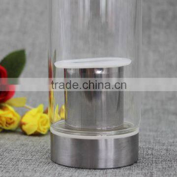 Hot Sale Glass Drinking Bottle With Metal Cap photo-4