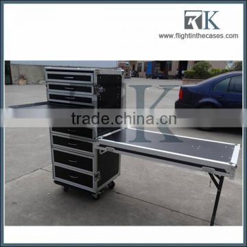 Drawer Flight Case,Drawer Road Case,Drawer Cases with Table