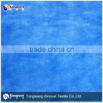 100% polyester soild normal velvet fabric/brushed fabric