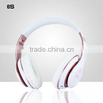 SNHALSAR 6S stereo bluetooth wireless headset headphone Bluetooth Headphone with microphone