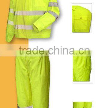 hi vis reflective safety suits, reflective coverall for work safety, reflective work wear