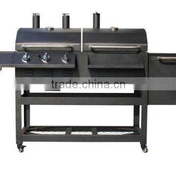 Charcoal gas comb grill