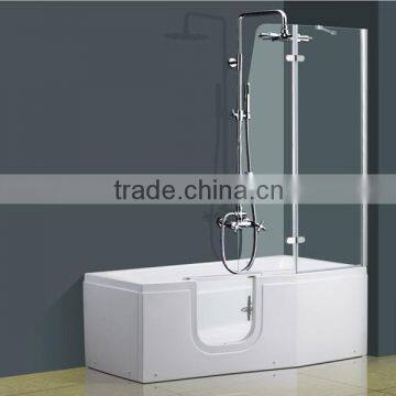Acrylic Massage Walk in Bathtub With Glass Door photo-3