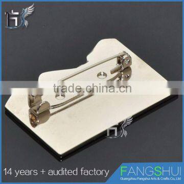 Personalized Customized Musical Plain Gold Lapel Pins China for Sale photo-3