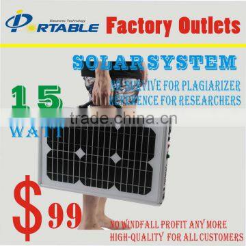 15W Wind Solar Hybrid Power System