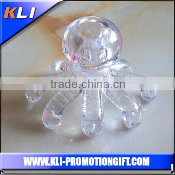 Promotional plastic octopus shape massager