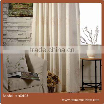 Ready made Taped Jacquard window discount curtains