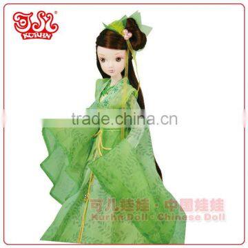 Mini Chinese plastic doll toy for collection