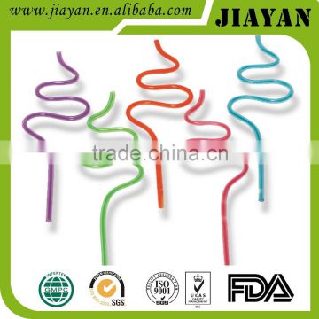 2015 PVC crazy drinking straws