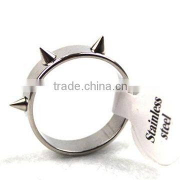 Stainless Steel Punk Protect Female Stab Rivet Riings photo-2