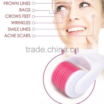 Micro Needling Professional Derma Roller Machine Face Massage Titanium Dermaroller 540 Needles Derma cleaning