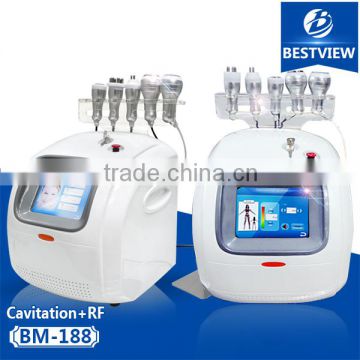 Ultrasonic cavitation+vacuum liposuction+laser+RF + Cryotherapy machine