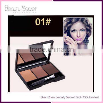 3 Multi Colors Waterproof Long-lasting Eyebrow Palette Eyebrow Palette