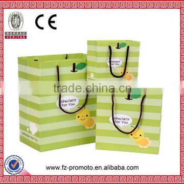 paper laminated promotional shopping bag