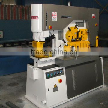 hydraulic iron worker punching machine metal sheets