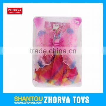 Zhorya Festival promotional gift fairy tale costume girl dress accessory butterfly wings and tutu girls fairy dresses with wings