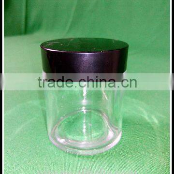 85ml glass round straight side bottle for caviar