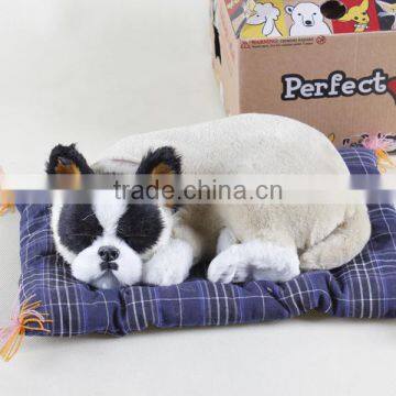 Hot sale best made toys cute furry animal figurines dogs