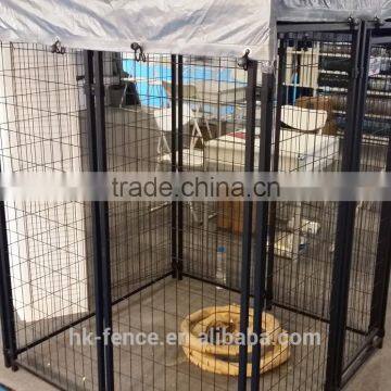 2016 pet supplies wholesale latest heavy duty outdoor chain link dog kennel large welded wire mesh dog backyard kennel factory