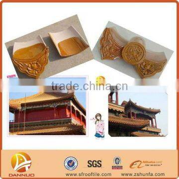 chinese golden temple glazed