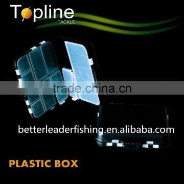 Fishing tackle plastic box for several compartments