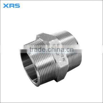 stainless steel hex pipe nipple, male thread nipple