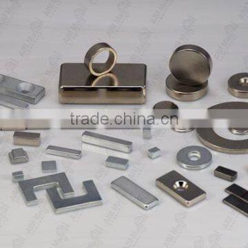 3/4 " x 3/8 " x 1/4 "block Hook Magnet Coted Zinc in Hight Quality photo-2