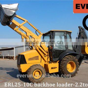 EVERUN brand 4WD Tractor with Front End Loader and backhoe