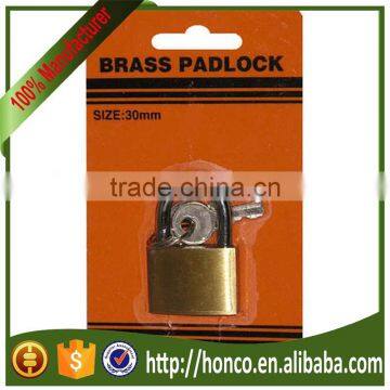 Hot Selling Solid 15-18mm Brass Padlock
