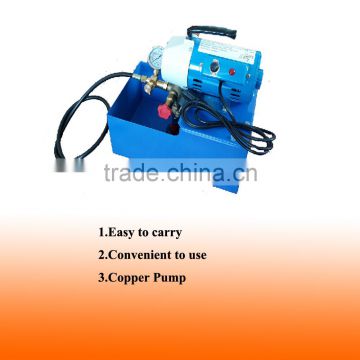 standard 0-25 bar electrical pipe pressure test pump DSY-25 / 3.0L/m with tank