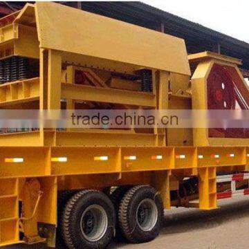 China hot sale Large capacity Coarse Broken Mobile Crushing Plant