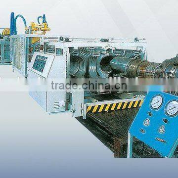 PP Plastic Processed and Pipe Application Double Wall pp Corrugated Tube Extruder Line photo-2