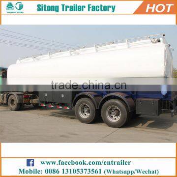 Hot sale 3 axles 50,000-60,000 liters oil tanker semi trailer / petrol tank truck trailers / 500 gallon fuel trailer