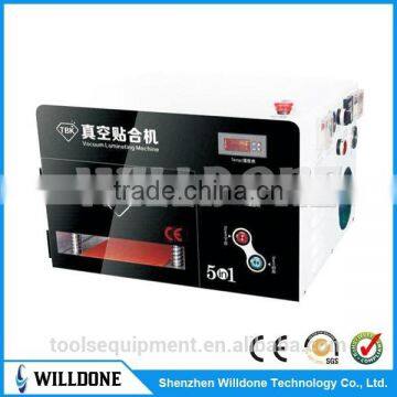 5 In 1 Vacuum OCA Laminating Machine For repairing Broken Mobile phone Lcd build-in Air compressor Machine