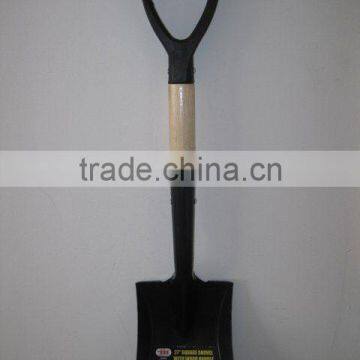 27'' SQUARE SHOVEL WITH WOOD HANDLE