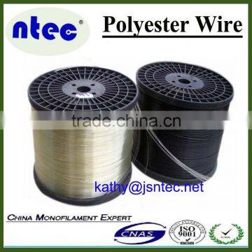 Transparent and black wire 2.0MM 2.5MM 3.0MM 3.5MM polyester monofilament wire, screening wire for greenhouse shading system