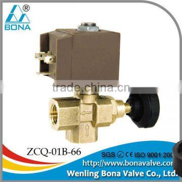 China Solenoid Valve Manufacturer Bona Valve 1/4" Flow Control Steam Brass Solenoid Valve SAMA-177 type