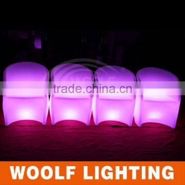Leisure Modern Restaurant Glow LED Light Chair photo-4