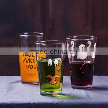 16oz Clear Glass Tea Cups Glass Juice Cup photo-5