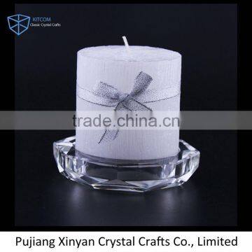 Hot Selling different types tall crystal candle holder China sale